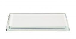 3" x 6" x 1/2" Crystal Clear, Beveled